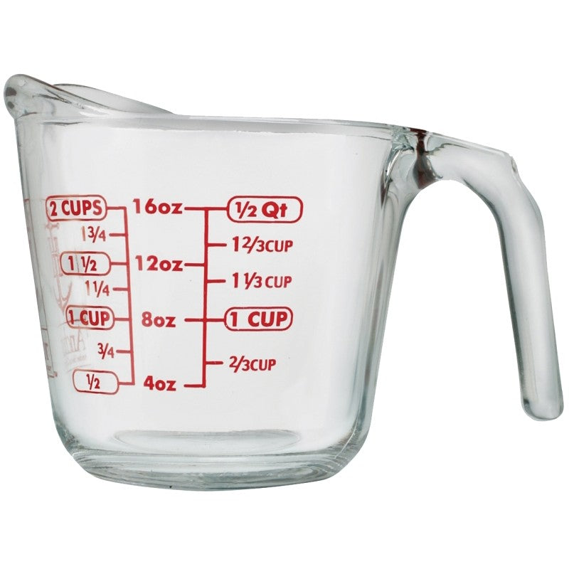 Anchor Hocking 551770L13 Measuring Cup, Clear (Pack of 4)