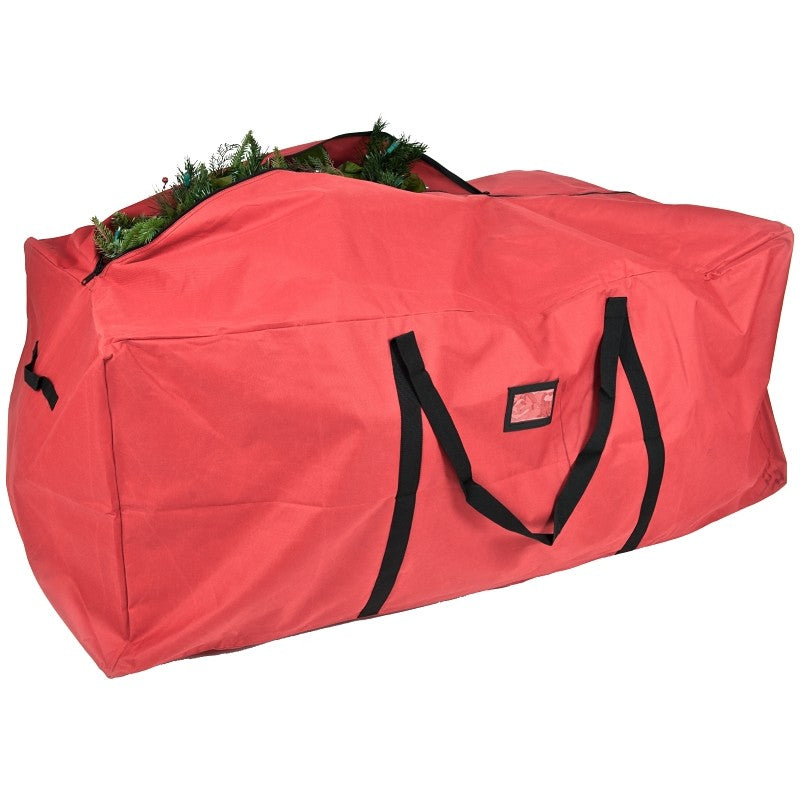 Treekeeper SB-10133 Tree Storage Bag, XL, 6 to 9 ft Capacity, Polyester, Red, Zipper Closure, 59 in L, 27 in W (Pack of 6)