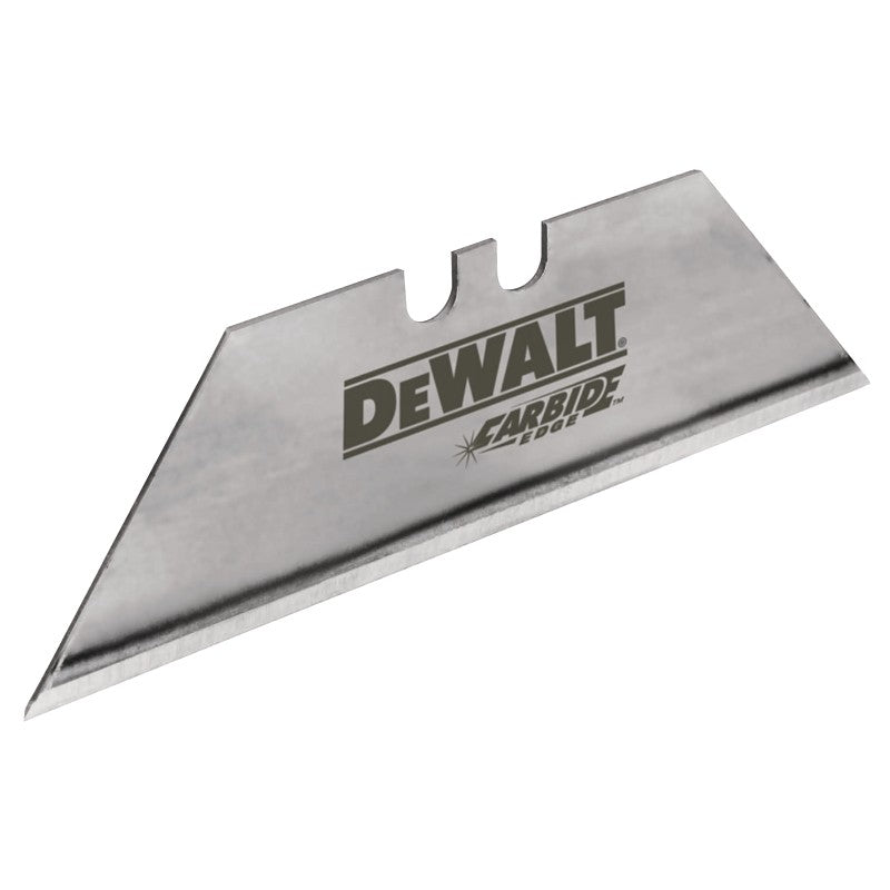 DEWALT DWHT11131 Utility Blade, 2-1/2 in L, Steel, Straight Edge, 1-Point