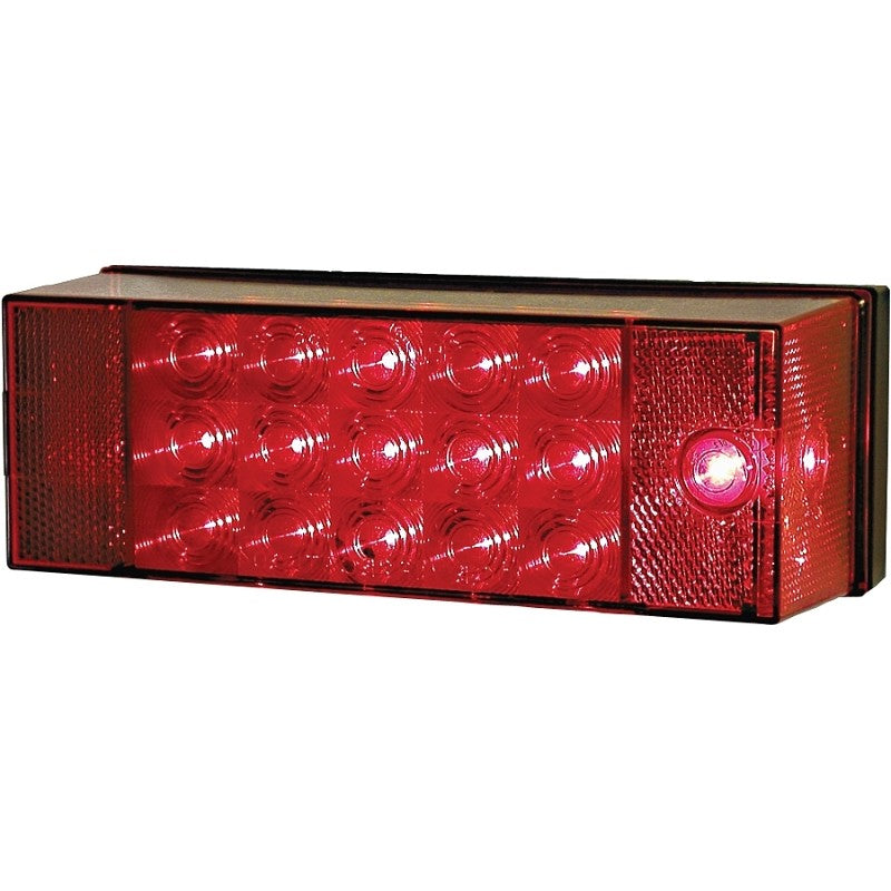 PM V856 Tail Light, 10-Lamp, LED Lamp, Red Lamp