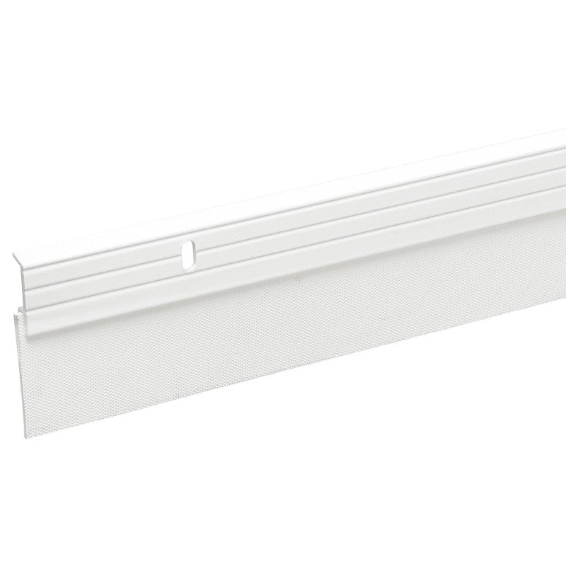 Frost King A79WHA Premium Door Sweep, 36 in L, 2 in W, Aluminum Flange, Rubber Insert