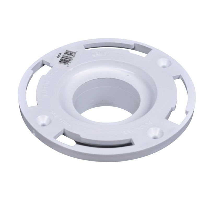 Oatey 43509 Closet Flange, 3 in Connection, PVC, White