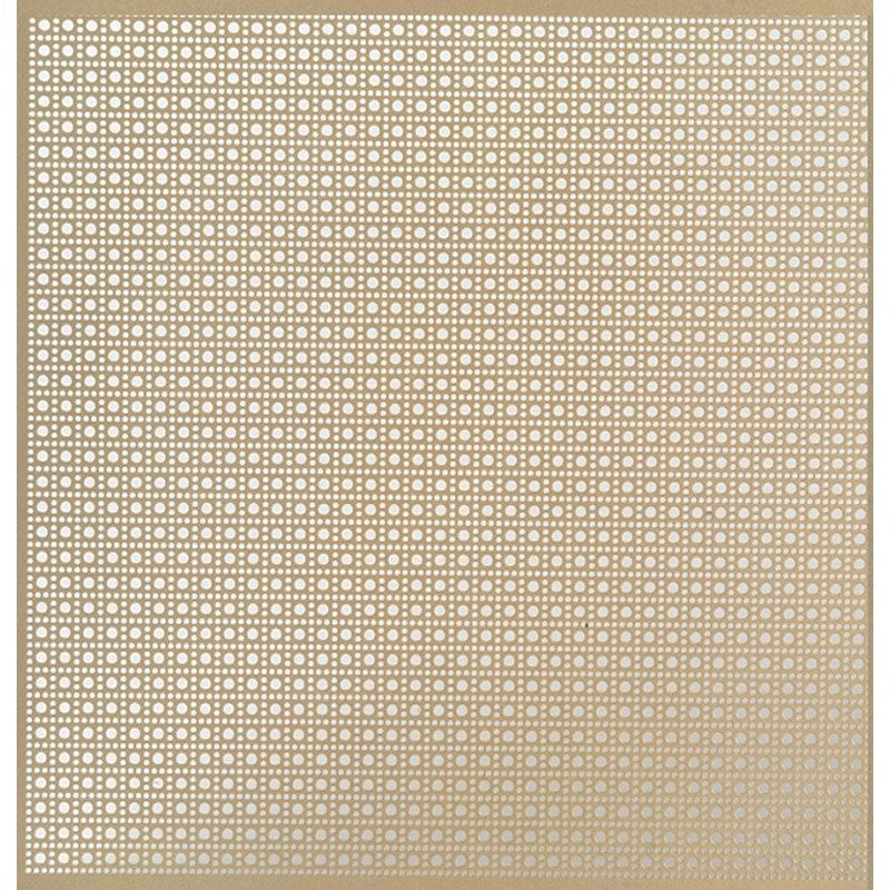 M-D 57125 Decorative Metal Sheet, 36 in W, 24 in L, Aluminum, Albras (Pack of 3)
