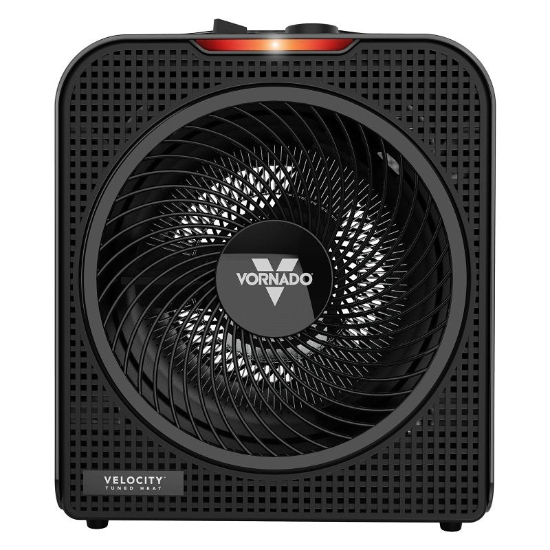 Vornado EH1-0192-06 Whole Room Electric Heater, 12.5 A, 120 V, 1500 W, 5118 Btu Heating, 3-Heating Stage, Black