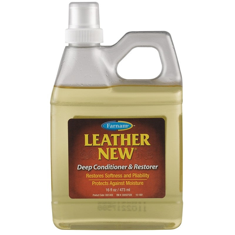Farnam Leather New 3001409 Deep Conditioner and Restorer, Liquid, Clear Yellow, 16 oz