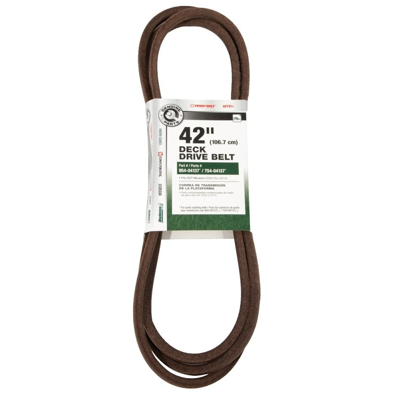 MTD 490-501-M025 Deck Drive Belt, 114.24 in L, 42 in Deck