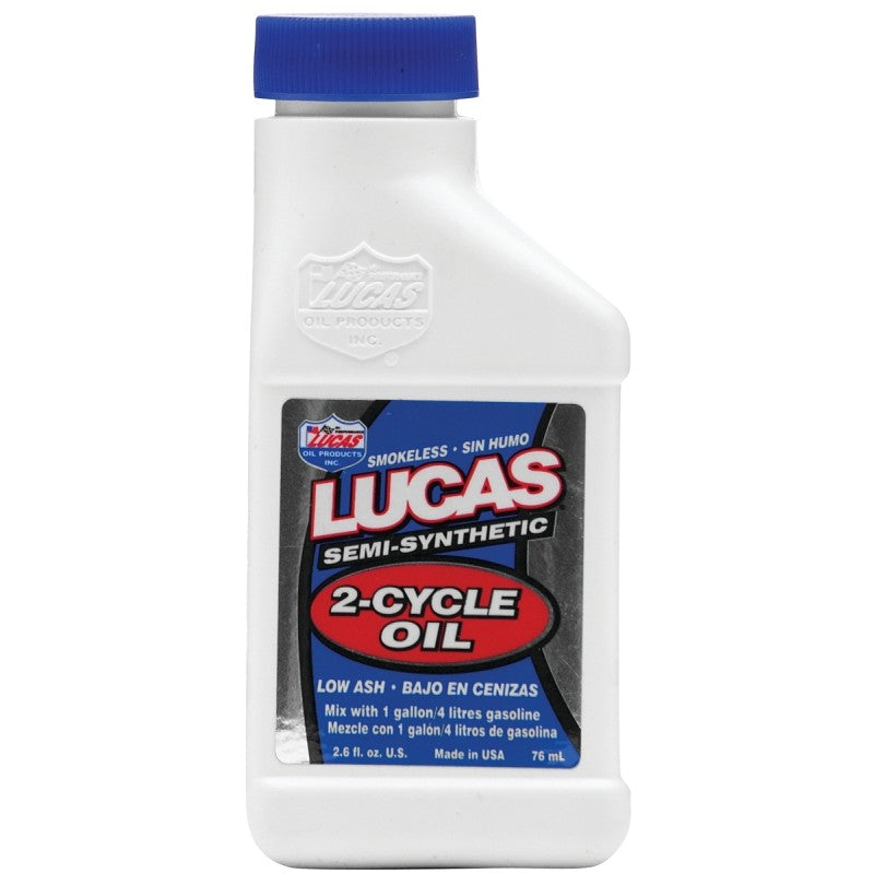Lucas Oil 10058 2-Cycle Engine Oil, 2.6 oz (Pack of 24)