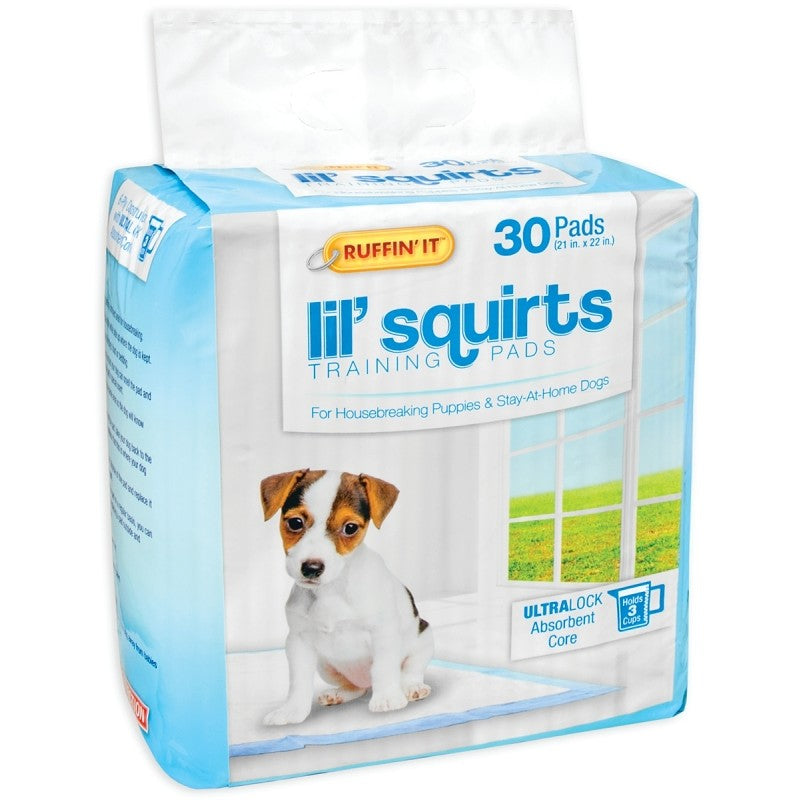 Ruffin'It Lil' Squirts 82030 Dog Training Pad, 22 in L, Cotton/Plastic, 21 in W