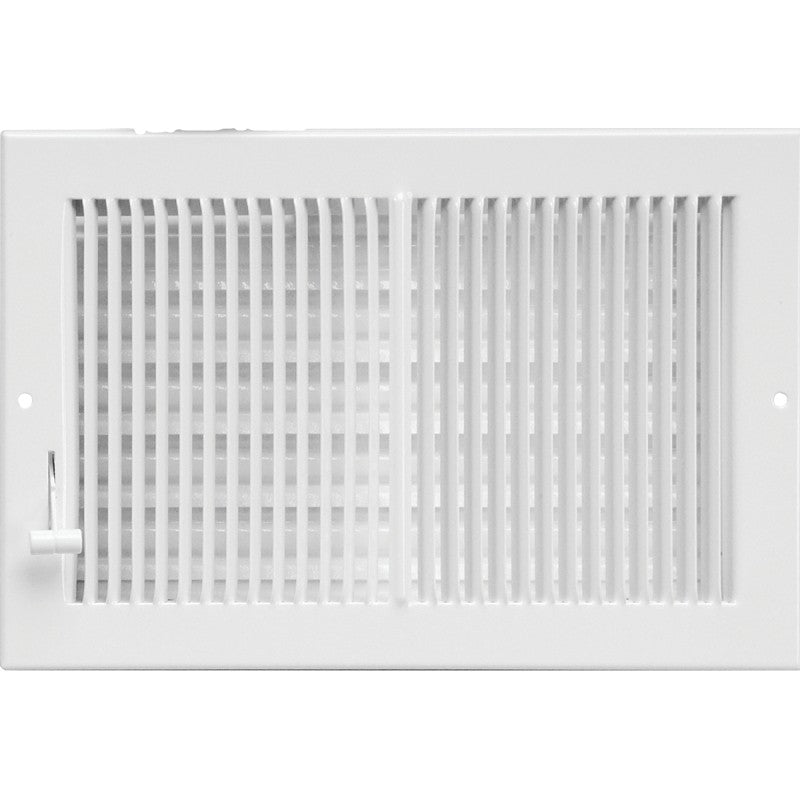 Imperial RG0289 Multi-Shutter Register, 5-1/4 in L, 11-1/4 in W, Steel, White