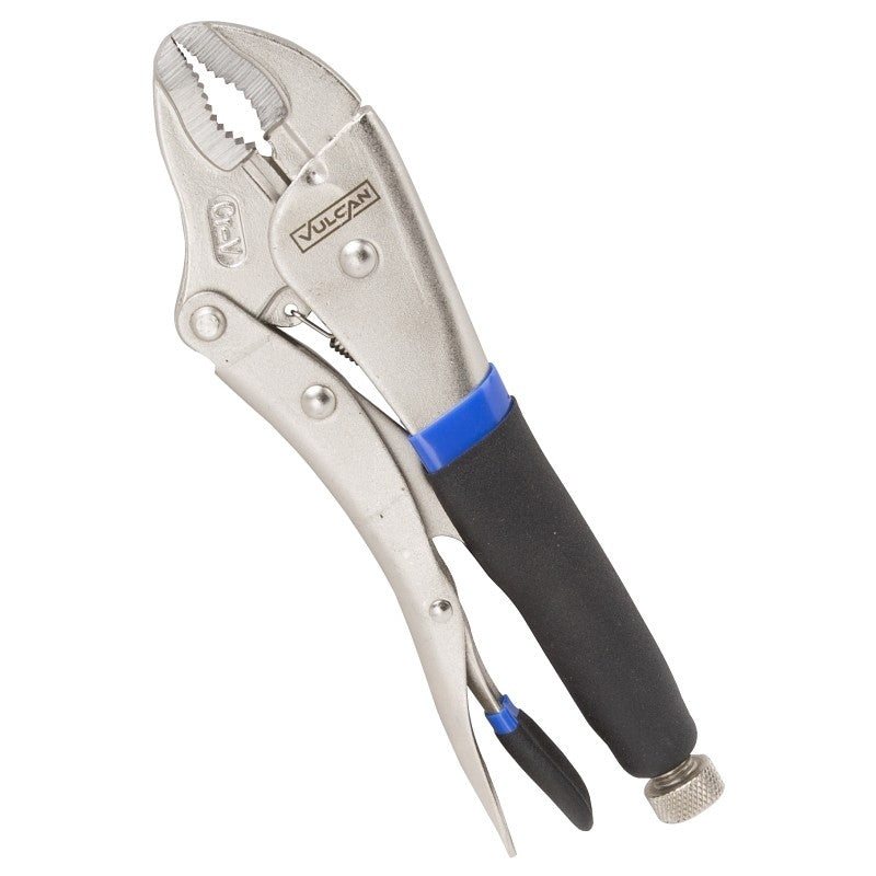 Vulcan JL-NP022 Locking Plier, 10 in OAL, Cushion-Grip Handle