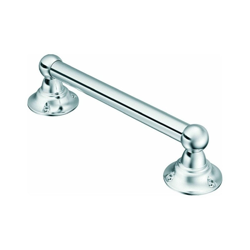 Moen LR2250DCH Designer Hand Grip, 11.6 in W, 9 in L Bar, 250 lb, Stainless Steel, Chrome, Screw