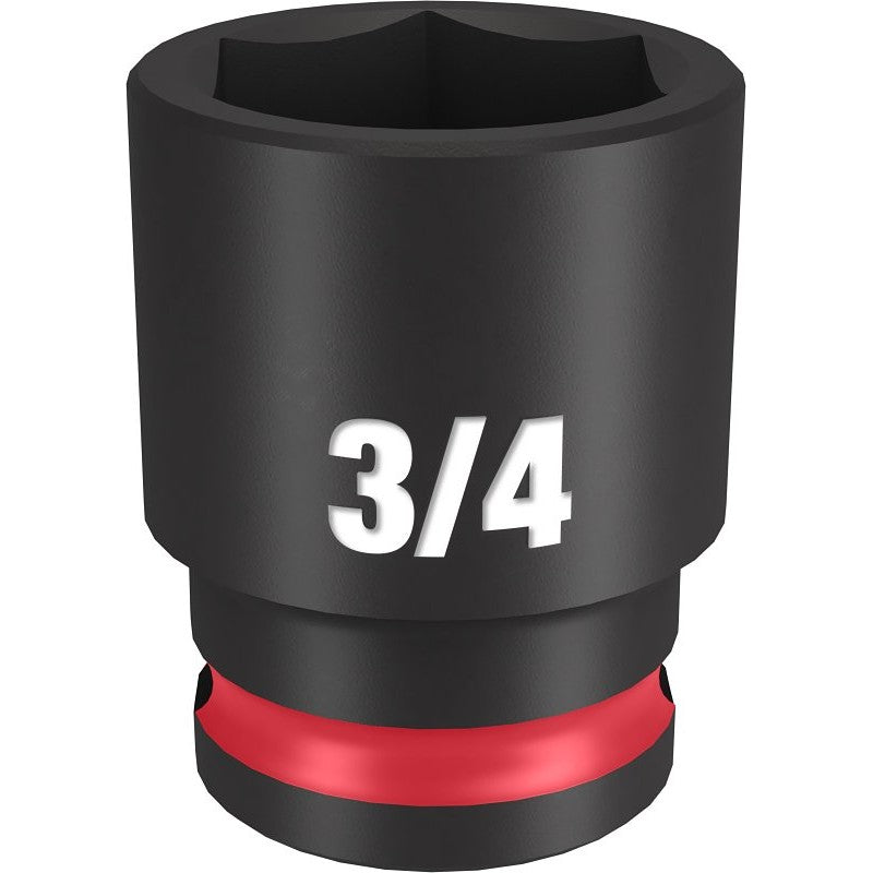 Milwaukee SHOCKWAVE Impact Duty Series 49-66-6110 Shallow Impact Socket, 3/4 in Socket, 3/8 in Drive, Square Drive