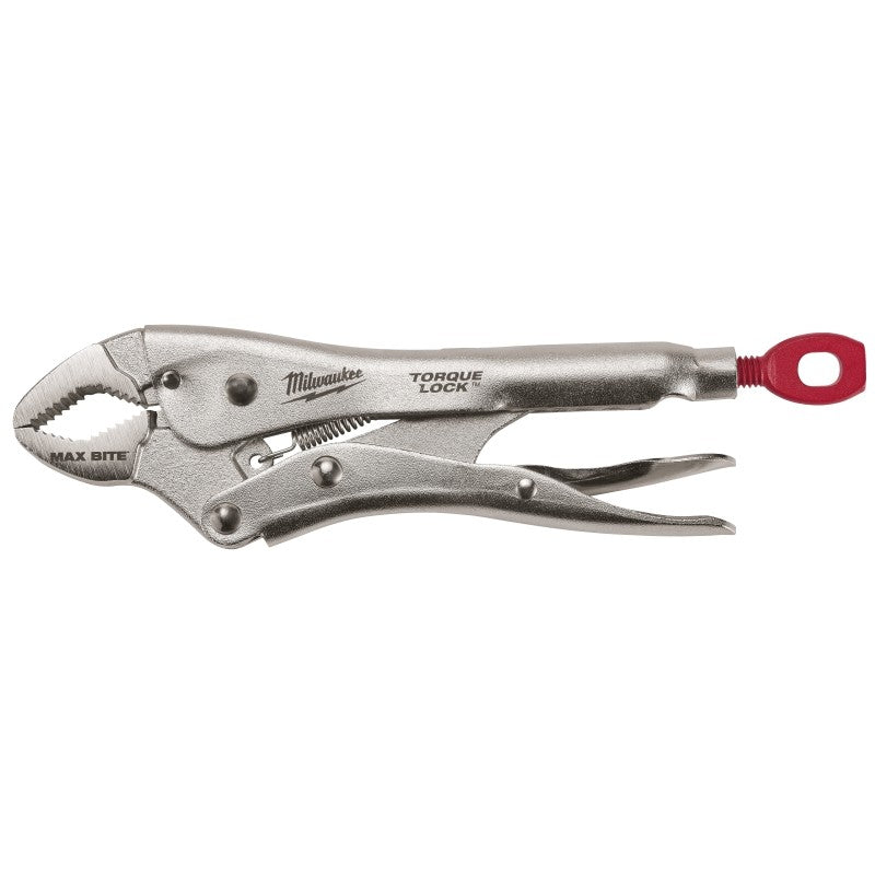 Milwaukee Torque Lock 48-22-3607 Locking Plier, 8.1 in OAL, 1-1/2 in Jaw Opening, Ergonomic Handle, 29/64 in W Jaw