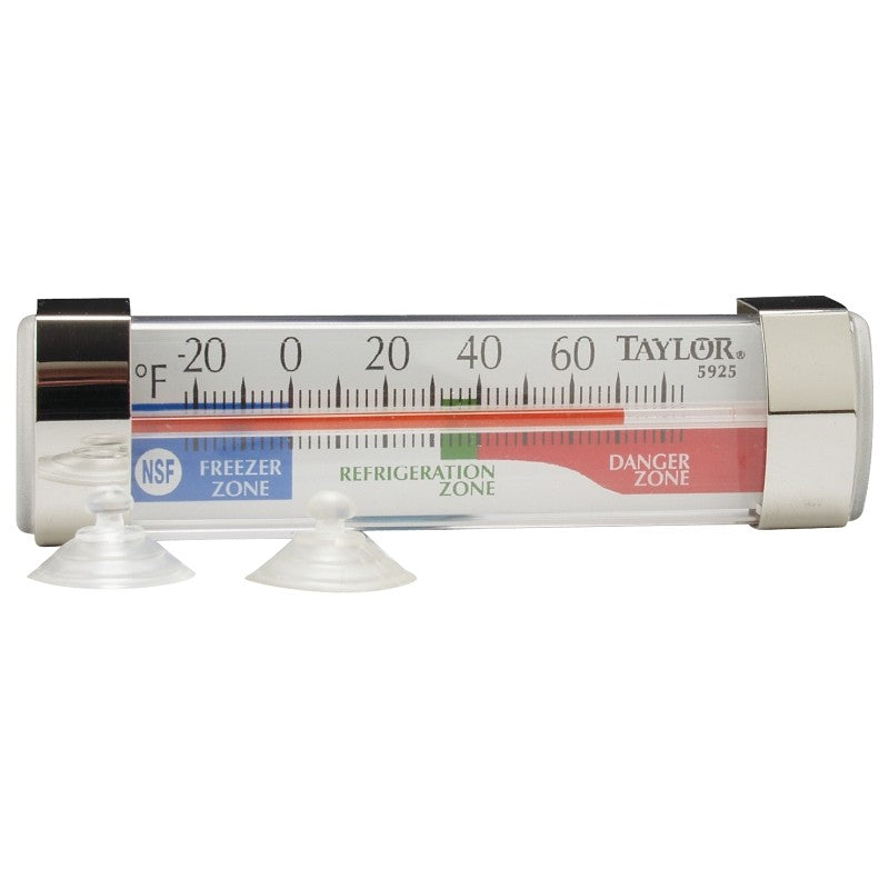 Taylor 5925N Fridge/Freezer Thermometer, -20 to 80 deg F, Analog Display