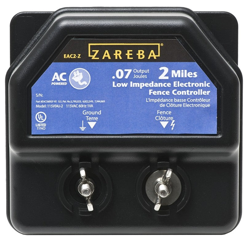 Zareba EA2M-Z Electric Fence Charger, 0.07 J Output Energy, 110/120 V