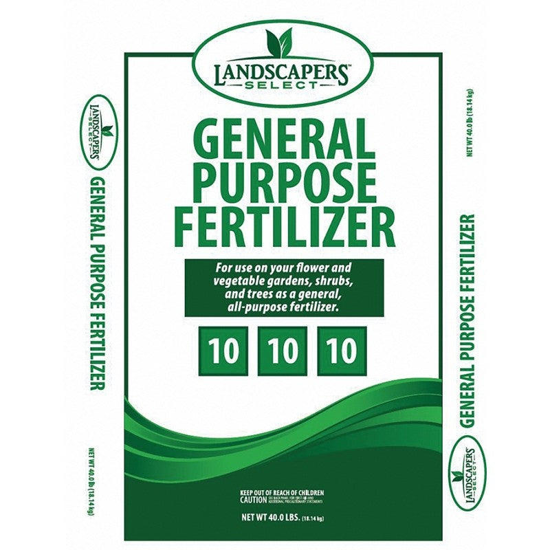Landscapers Select 902743 Lawn and Garden Fertilizer, 40 lb Bag, 10-10-10 N-P-K Ratio