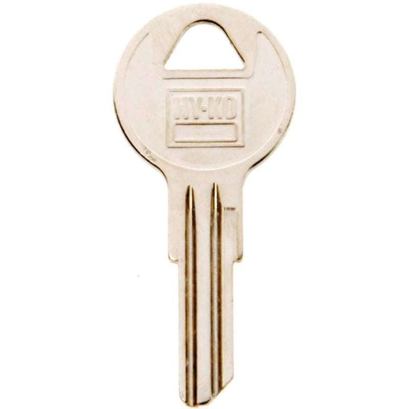 Hy-Ko 11010Y12 Key Blank, Brass, Nickel, For: Yale Cabinet, House Locks and Padlocks, Y12 Key Number (Pack of 10)