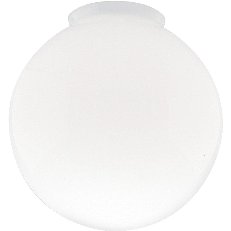 Westinghouse 8557000 Light Shade, 6 in Dia, Globe, Glass, White, Gloss (Pack of 6)
