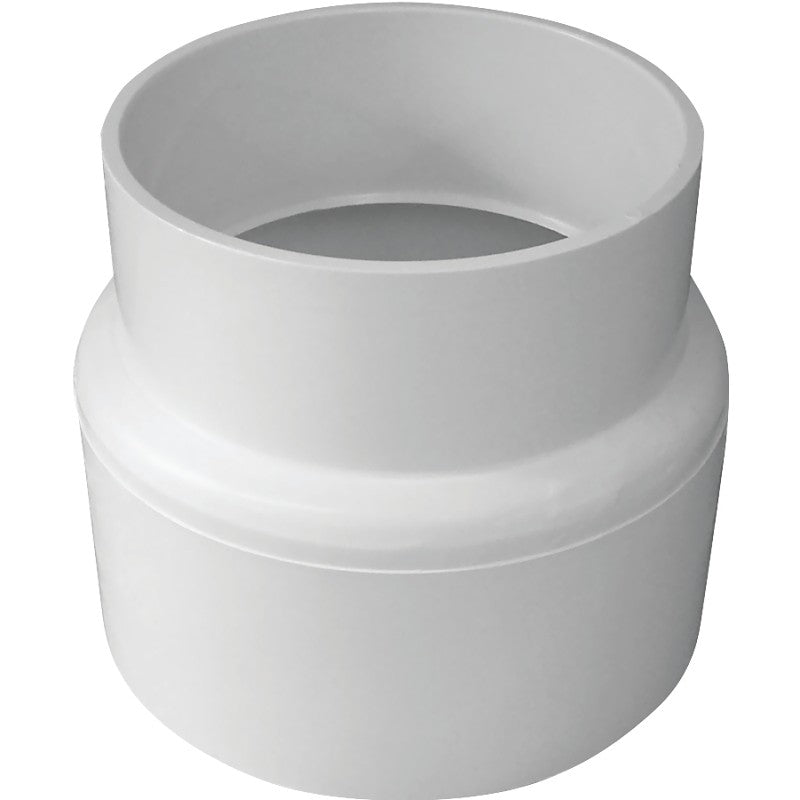 Canplas 414246BC Pipe Adapter, 4 in, Hub, PVC, White