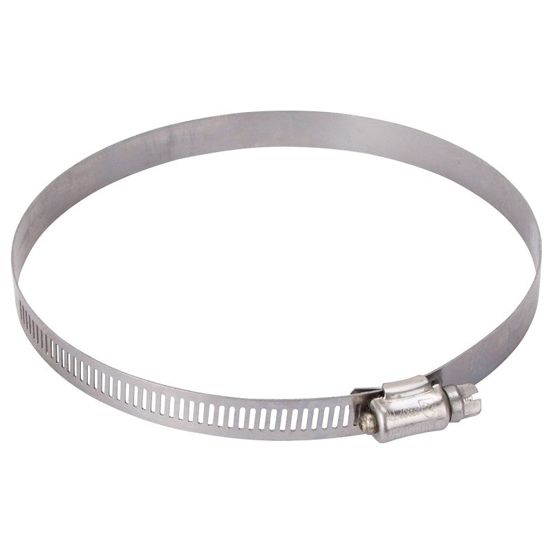 ProSource HCRSS80 Perforated Hose Clamp, Clamping Range: 4-5/8 to 5-1/2 in, 300 Stainless Steel, Stainless Steel (Pack of 10)