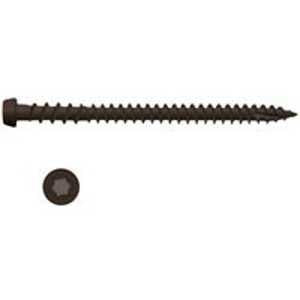 Camo 0349059 Deck Screw, #10 Thread, 2-1/2 in L, Star Drive, Type 99 Double-Slash Point,T20 Drive