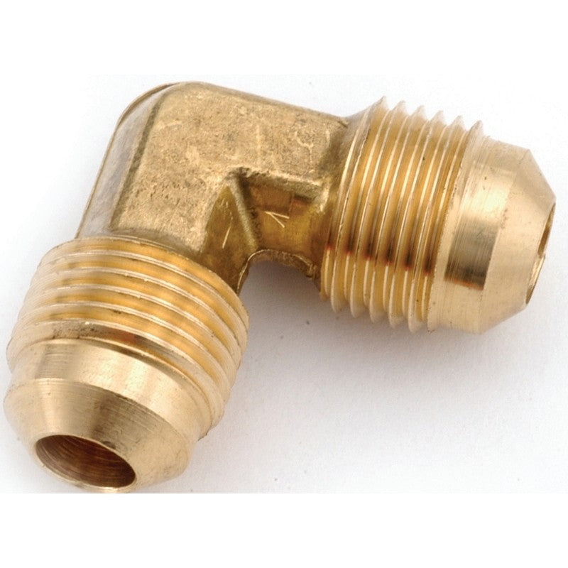 Anderson Metals 754055-08 Tube Elbow, 1/2 in, Flare, 90 deg Angle, Brass, 750 psi Pressure