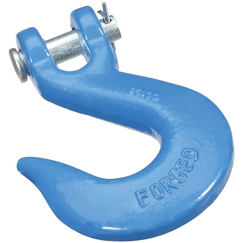 National Hardware 3242BC Series N177-279 Clevis Slip Hook, 3/8 in, 5400 lb Working Load, Steel, Blue