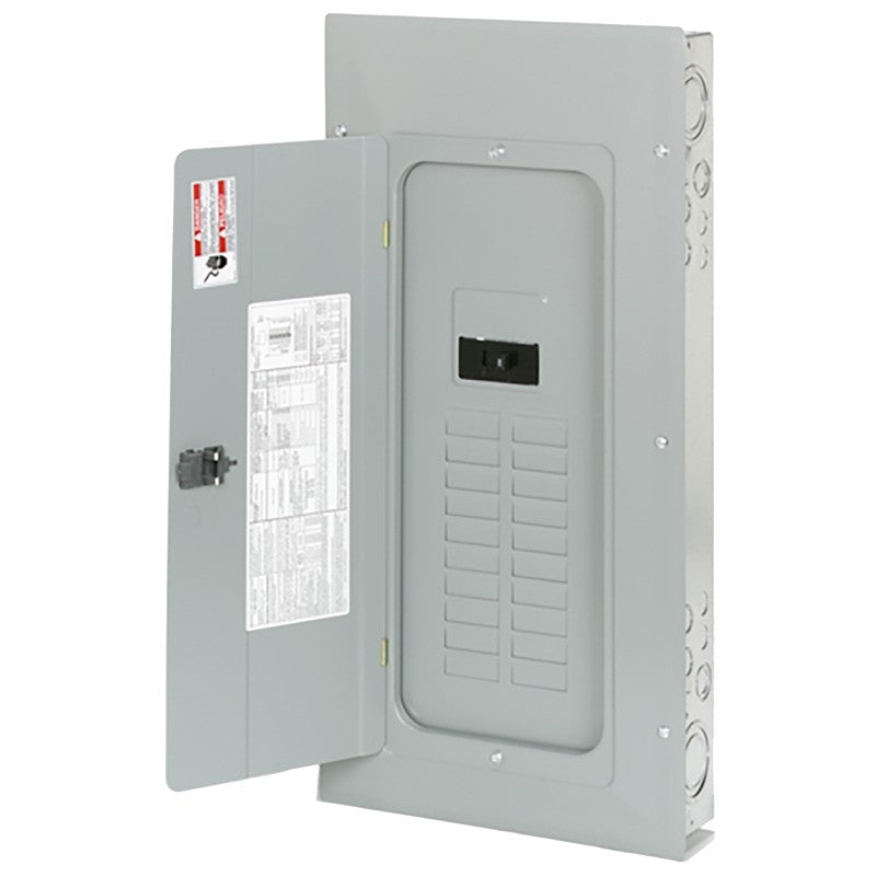 Eaton BRP20B200 Indoor Load Center, 40-Pole, 200 A, 20-Space, 40-Circuit, Main Breaker, NEMA 1 Enclosure, Bolt