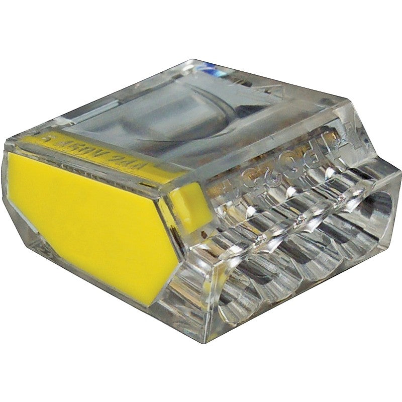 Gardner Bender PushGard 10-PC4 Wire Connector, 12 to 22 AWG Wire, Copper Contact, Polycarbonate Housing Material, 100/CT