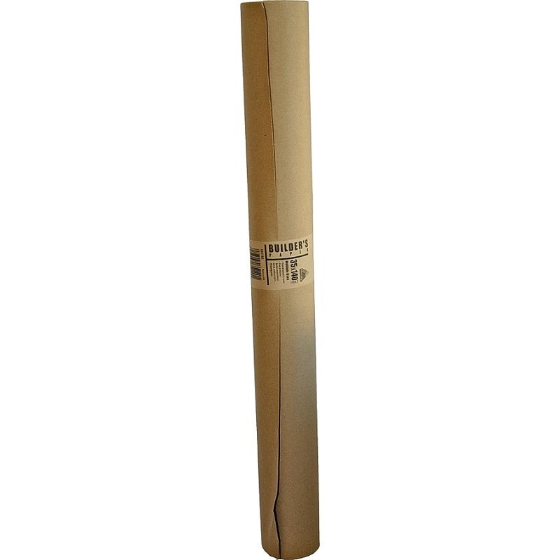 Trimaco 35140/25 Floor Paper, 140 ft L, 35 in W, Kraft Paper, Brown, Floor Mounting