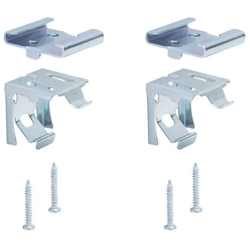 Simple Spaces B1-MB Mounting Bracket, Steel, Silver, Zinc Plated, For: 1 in Mini Blind