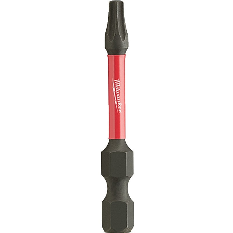 Milwaukee SHOCKWAVE 48-32-4784 Power Bit, T20 Drive, Torx Drive, 1/4 in Shank, Hex Shank, 2 in L (Pack of 25)
