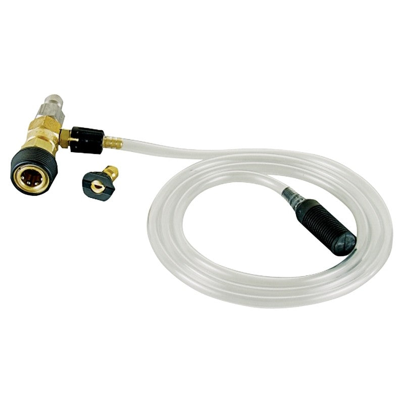 Mi-T-M AW-8400-0021 Detergent Injector, 3/8 in Inlet, Brass/Stainless Steel