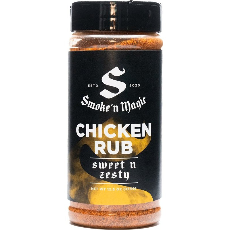 Smoke 'N Magic OW16500 Rub Seasoning, Zesty Chicken, 12.5 oz