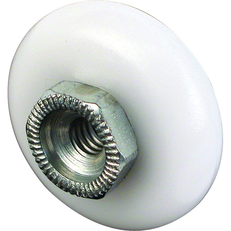 Prime-Line M 6000 Shower Door Roller, Plastic, White, For: Glass Up to 5/16 in Thickness, Shower Door