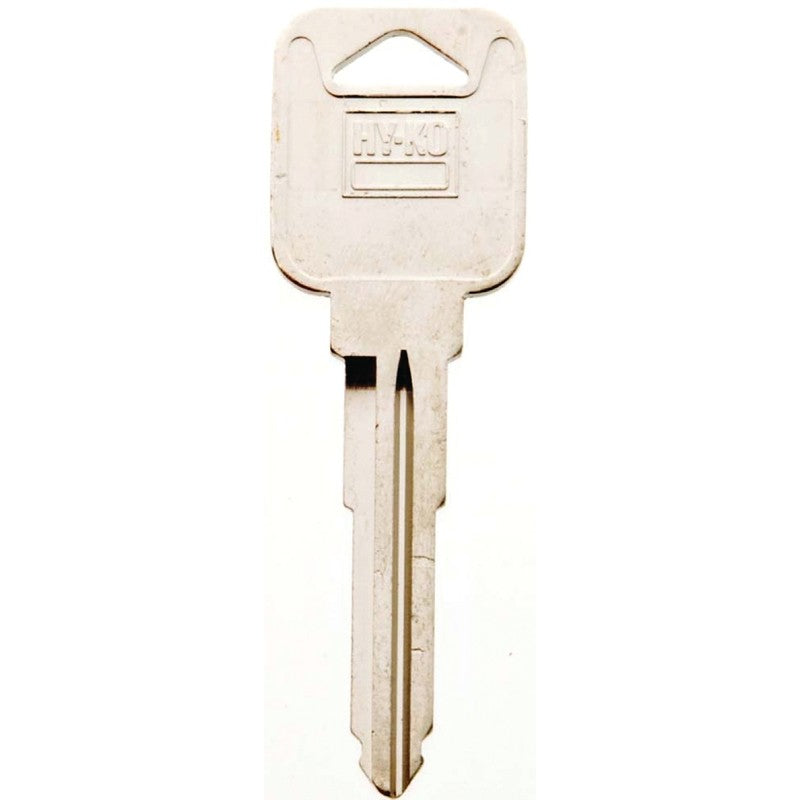 Hy-Ko 11010MZ19 Automotive Key Blank, Brass, Nickel, For: Mazda Vehicle Locks, MZ19 Key Number (Pack of 10)