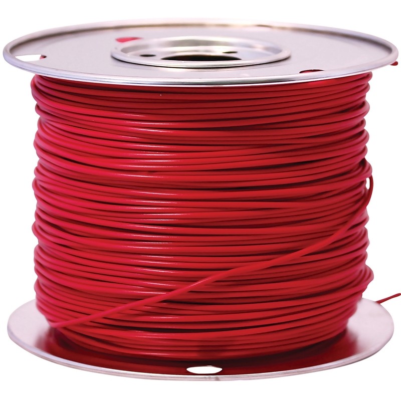 CCI 55671523 Primary Wire, 12 AWG Wire, 1-Conductor, 60 VDC, Copper Conductor, Red Sheath, 100 ft L (Pack of 2)