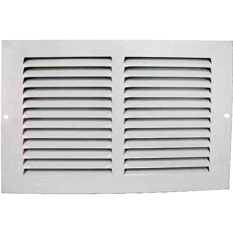 ProSource 1RA1006 Air Return Grille, 11-3/4 in L, 7-3/4 in W, Rectangle, Steel, White, Powder Coated