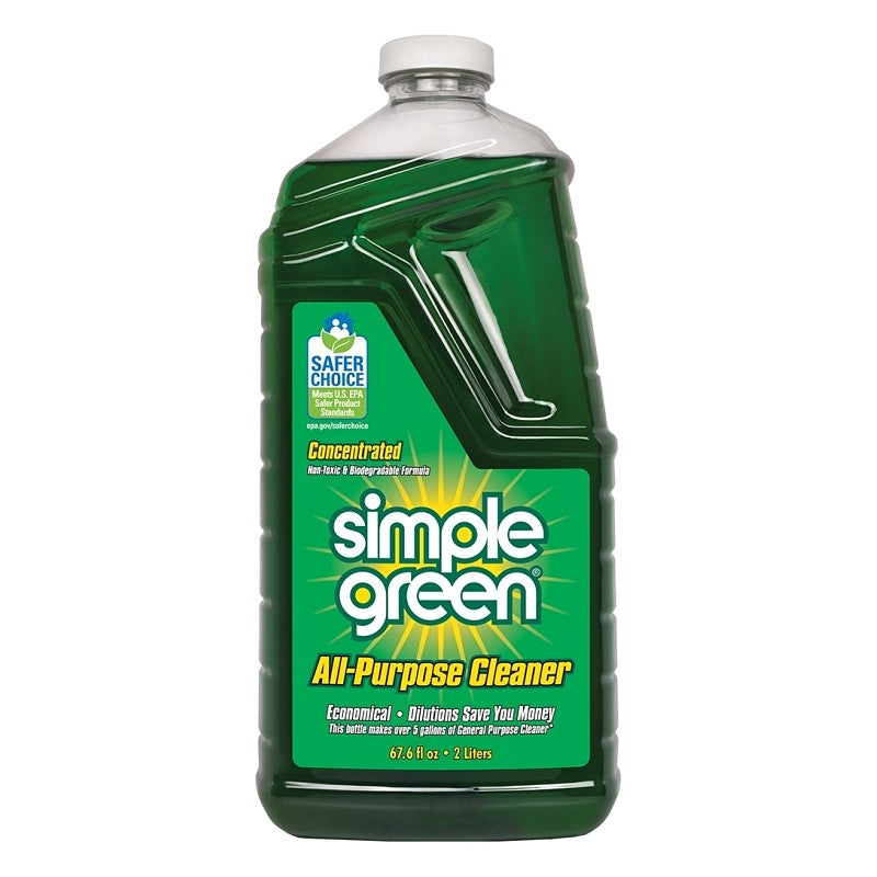 Simple Green 2710000613014 All-Purpose Cleaner, 67 oz Bottle, Liquid, Sassafras, Green