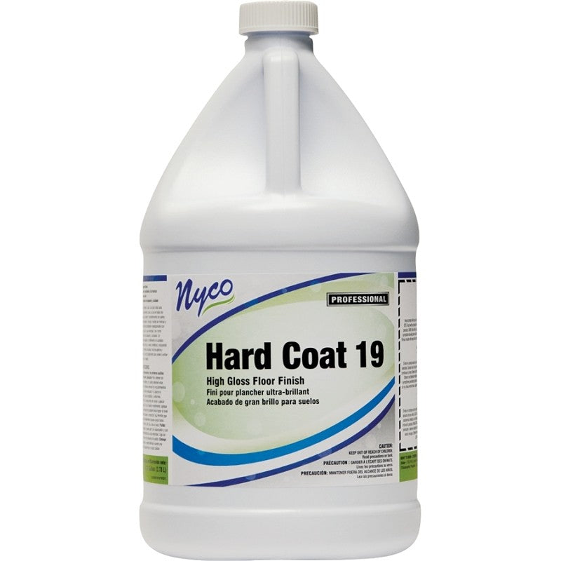 nyco NL167-G4 Floor Finish, 128 oz, Liquid, Acrylic, White (Pack of 4)