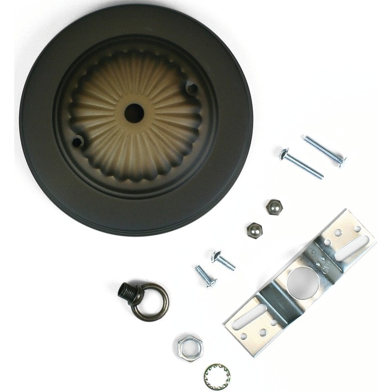 Jandorf 60213 Canopy Kit, Ceiling, Traditional, Bronze, For: Outlet Box and Hang Ceiling Fixture
