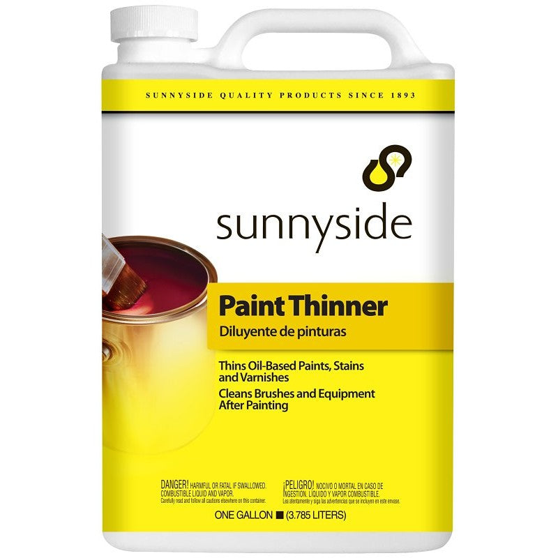Sunnyside 701G1 Paint Thinner, Liquid, Petroleum, Clear, 1 gal, Bottle (Pack of 6)