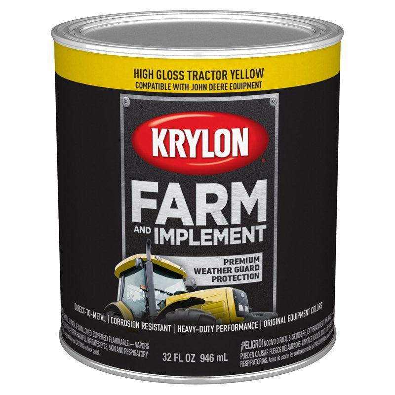PAINT HIGH GLO JHN DR YEL 1QT (Pack of 2)