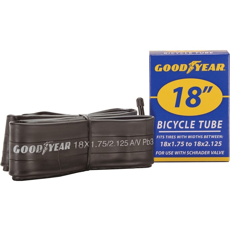 Kent 91076 Bicycle Tube, Black, For: 18 x 1-3/4 in to 2-1/8 in W Bicycle Tires