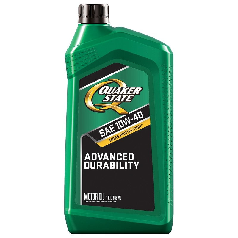 Quaker State Advanced Durability 550034964/5500240 Motor Oil, 10W-40, 1 qt Bottle (Pack of 6)