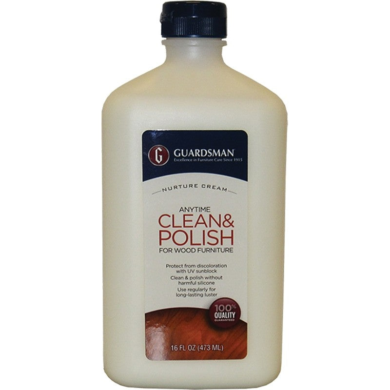 Guardsman 461500 Furniture Polish, 16 oz, Bottle, Beige, Liquid, Slight