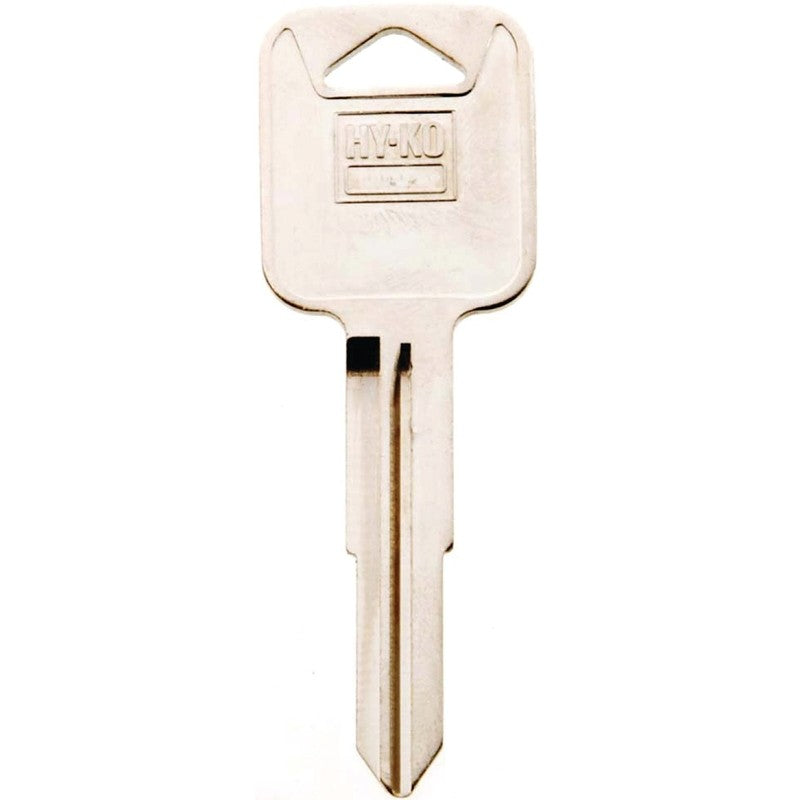 Hy-Ko 11010B69 Key Blank, Brass, Nickel, B69 Key Number (Pack of 10)
