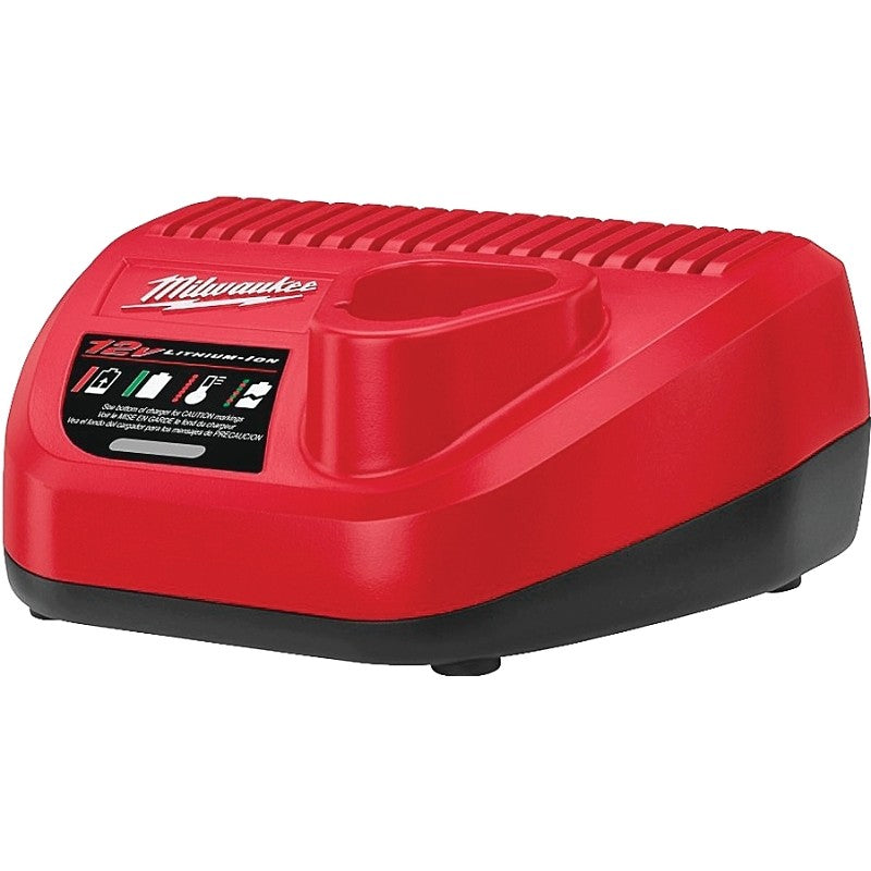 Milwaukee 48-59-2401 Battery Charger, 12 V Input, 120 V Output, 3 Ah, 30 min Charge
