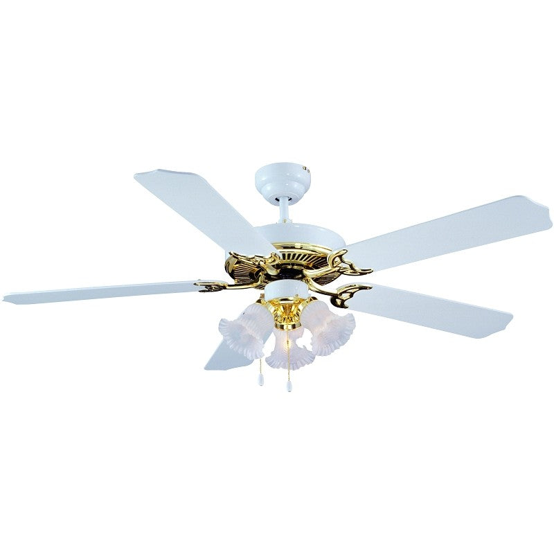 Boston Harbor CF-78025L Ceiling Fan, 0.8 A, 120 V, 5-Blade, 52 in Sweep, 2942 cfm Air