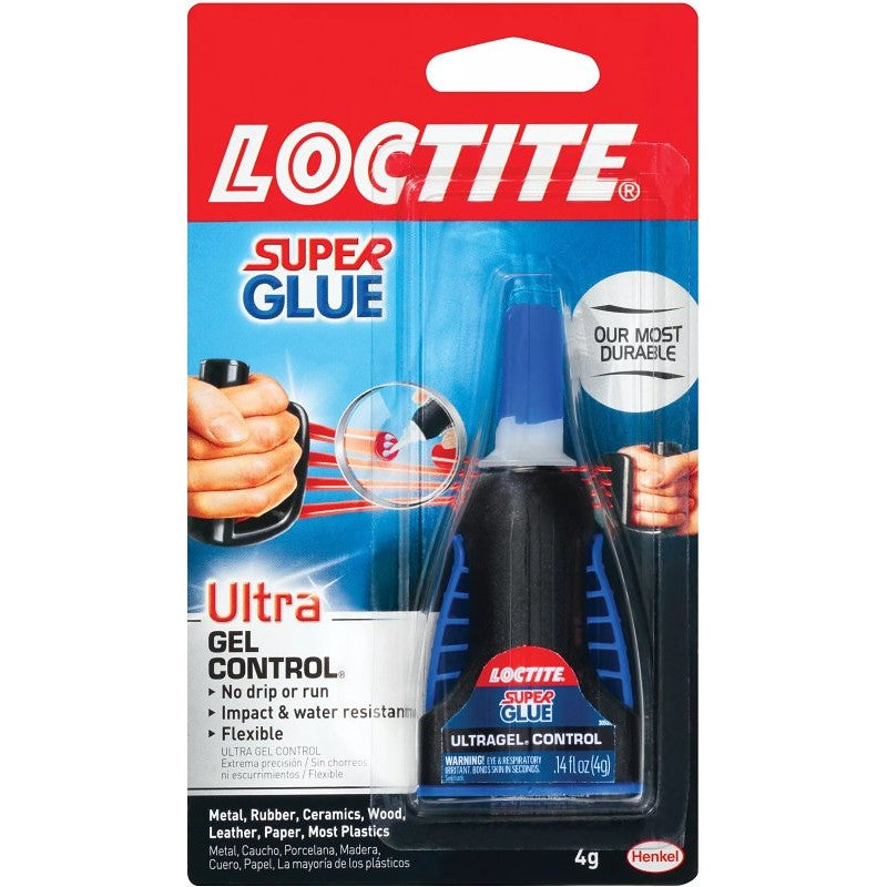 Loctite 1363589 Ultra Glue Gel, Gel, Irritating, Clear, 4 g Bottle
